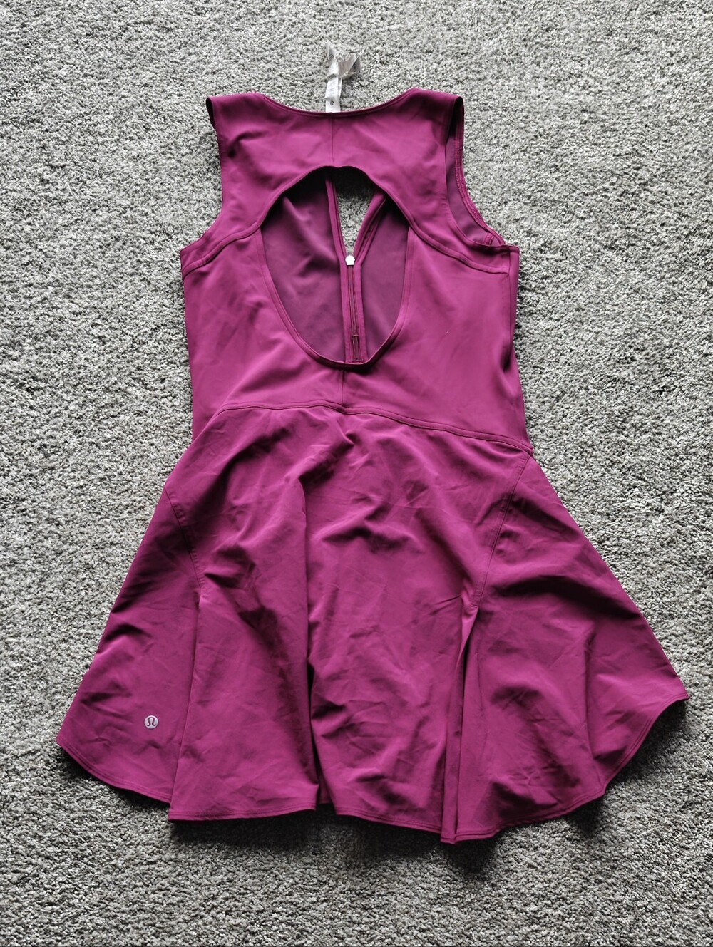 Lululemon Everlux Short-Lined Tennis Tank Top Dress 8" Magenta Purple - Picture 4 of 12